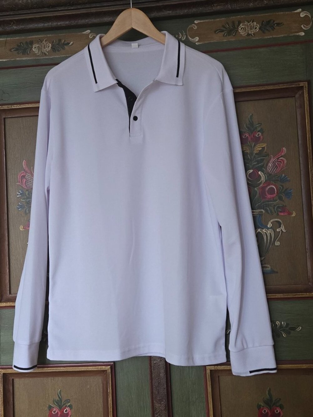 NEW Casual Golf Wear Men's Fashion Long Sleeve Polo Shirt -  Size XL